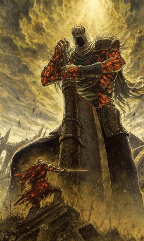 Create meme: dark souls 3 poster, the game dark souls, giant yorm dark souls 3