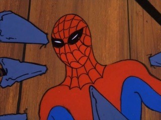 Создать мем: человек паук герои, marvel comics, настоящий человек паук
