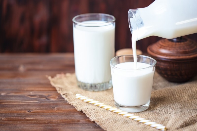 Create meme: homemade kefir, yogurt , goat's milk