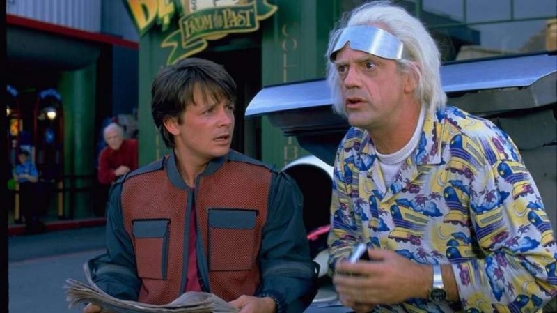 Create meme: back to the future , back to the future 2 , Marty back to the future