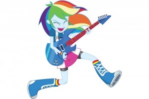 Create meme: rainbow dash, rainbow dash, rainbow rocks