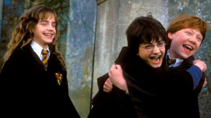 Create meme: Harry Potter and Ron and Hermione, Harry Potter and the secret, Harry Potter new version