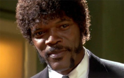 Create meme: happy birthday meme , pulp fiction , Samuel l Jackson pulp fiction