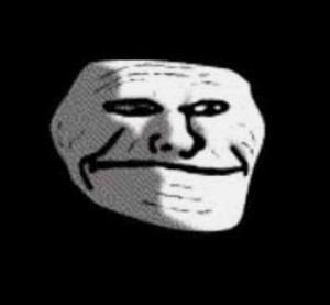 Create meme: troll face, the trollface, smiling meme