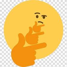 Create meme: cursed thinking emoji, respect emoji black & white, thoughtful smiley meme