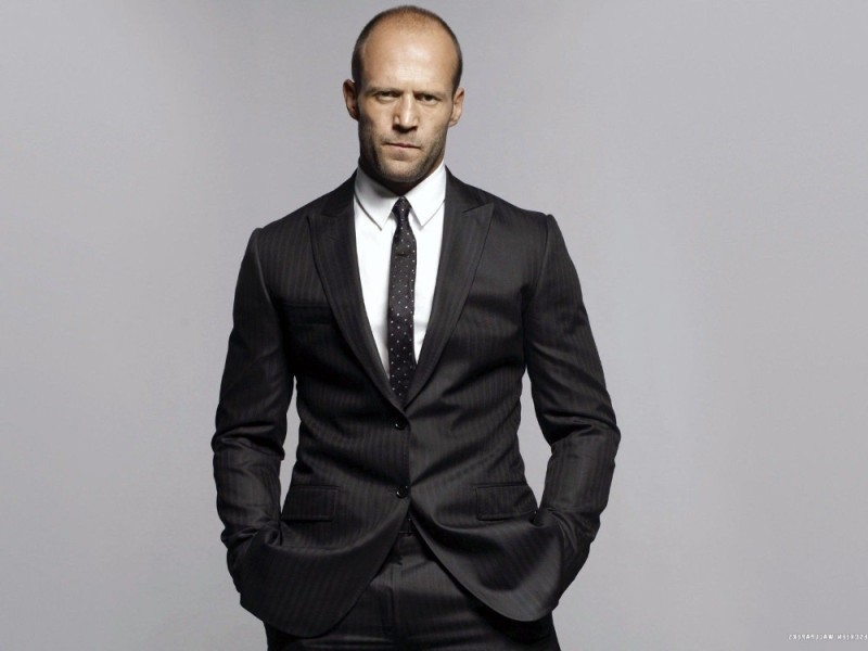 Create meme: Statham jacket, Jason Statham bald, Jason Statham biography