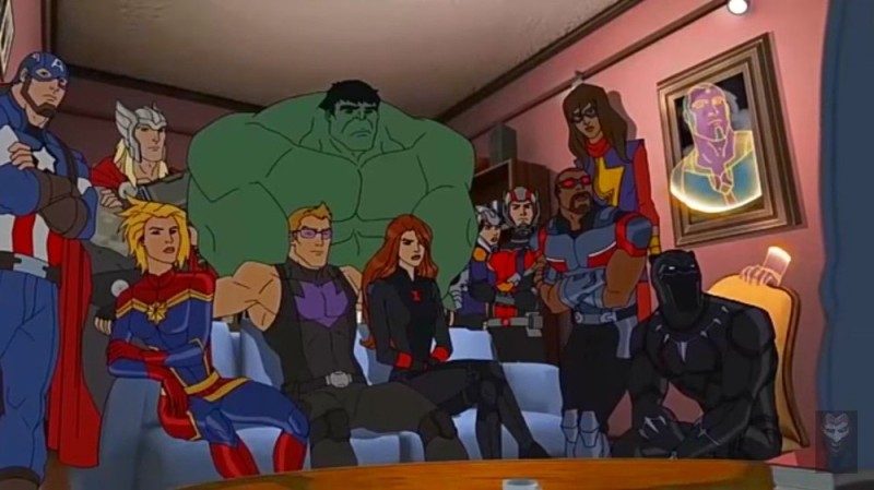 Create meme: The Avengers Team animated series, The Avengers Secret Wars, The Avengers animated series