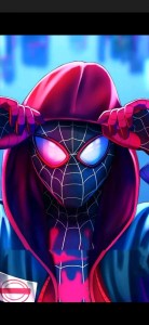 Создать мем: spider man into the spider verse miles morales, человек паук майлз моралес 750х1334, майлз моралес мультик