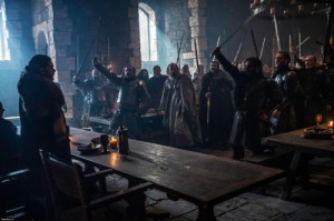 Создать мем: престол, king in the north, игра престолов сериал