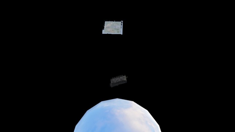 Создать мем: space engineers солнечная панель, ночное небо, moon