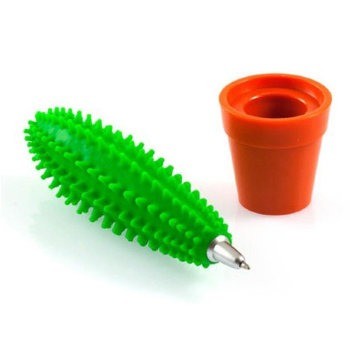 Create meme: cactus ballpoint pen, cactus handle, the handle "cactus" in a pot