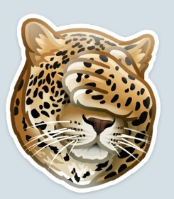 Create meme: stickers, tiger, wwf