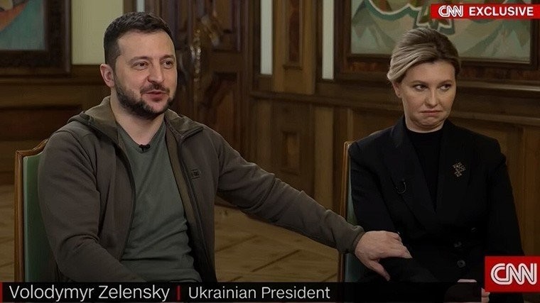 Create meme: Yulia Tymoshenko , Zelensky's last interview, Zelensky's wife