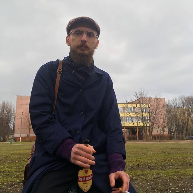 Create meme: nikita kovalev, a man with a beard, face 