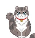 Create meme: cat cute, illustration of cat, kitty