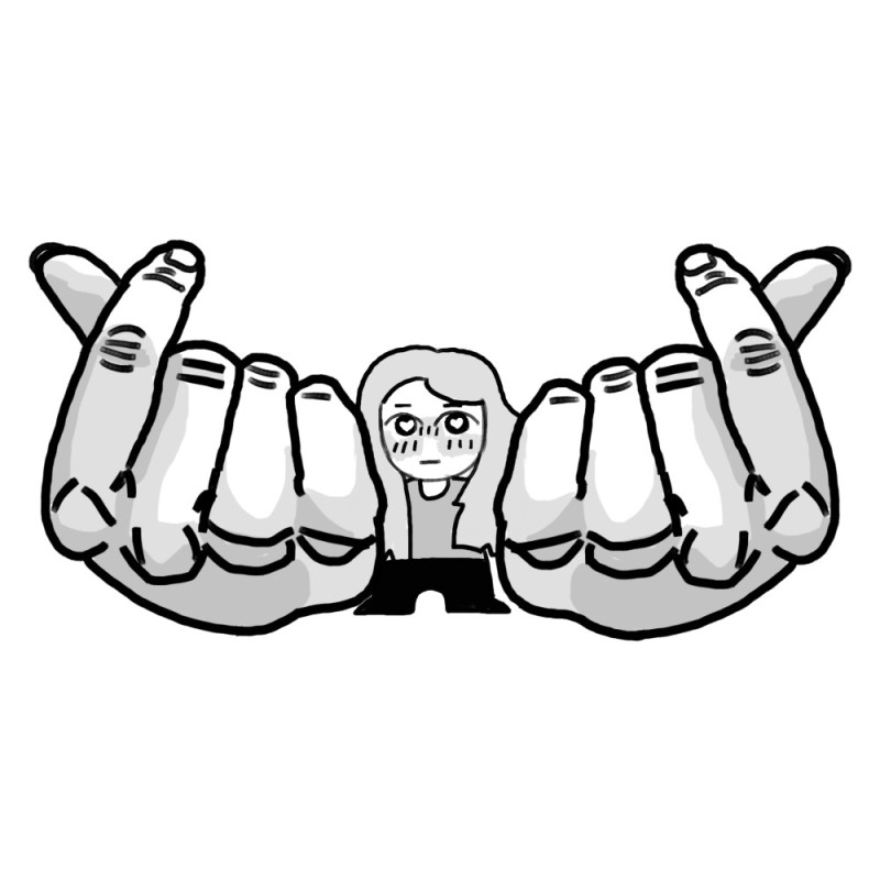 Create meme: The fingers logo, Thug life on your fingers, thug life sketch