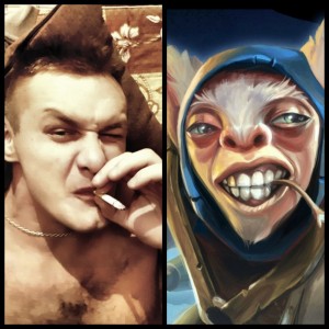 Создать мем: dota 2 meepo, мипо дота, dota