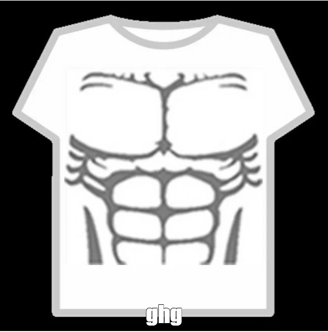 muscle t-shirt - Roblox
