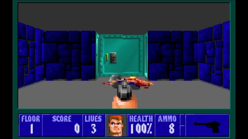 Создать мем: игра wolfenstein, игра wolf 1992, wolfenstein 3d ps1