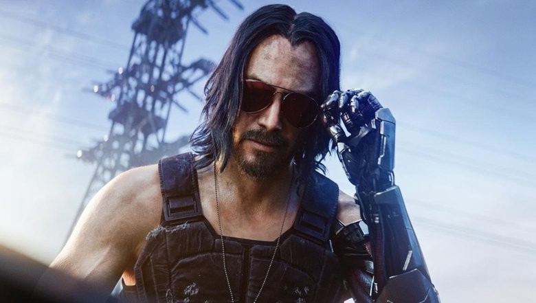 Создать мем: киберпанк 2077 киану ривз, cyberpunk 2077 джонни, cyberpunk 2077 прохождение