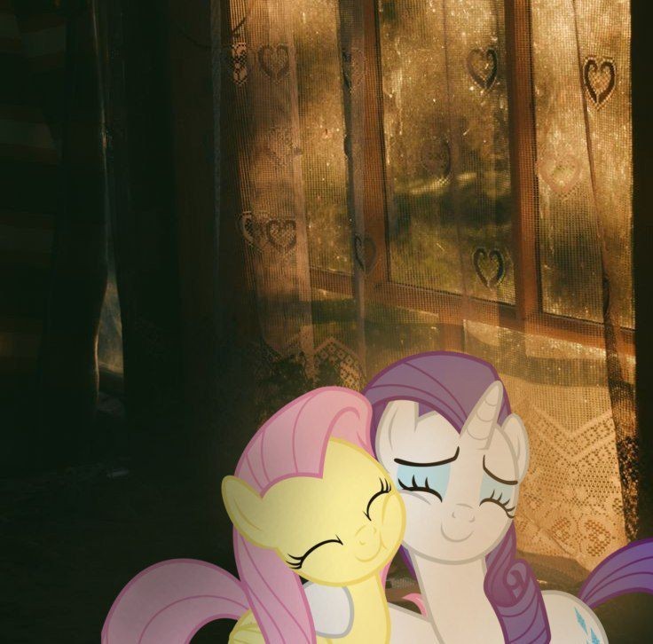 Create meme: rarity pony , friendship is a miracle, fluttershy pony 