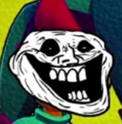 Create meme: trollface is scary, the smiling troll, meme trollface