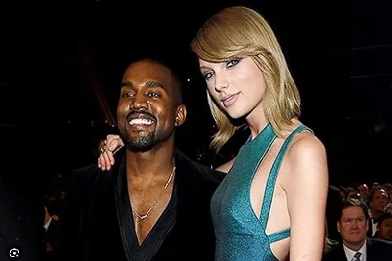 Создать мем: kanye west taylor swift, kanye west kim kardashian, тейлор свифт