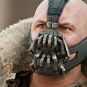 Create meme: training mask, bane