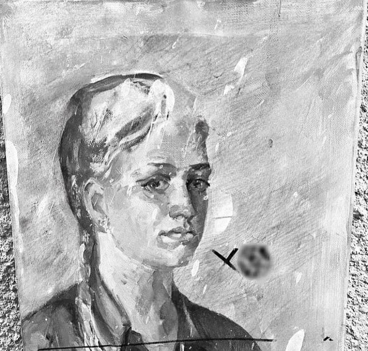 Create meme: painting drawing, portraits, portrait of a girl in oil