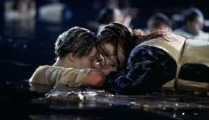 Create meme: Titanic DiCaprio drowns, Titanic movie, Titanic
