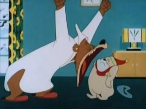 Создать мем: уолли морж, снеговик-почтовик (1955), текс эйвери нервный медведь
