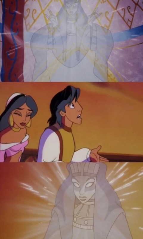 Create meme: Aladdin meme, I'm the Oracle and will answer any question, aladdin and jasmine