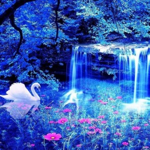 Создать мем: водопад цветы, сказочный водопад, живая природа водопады