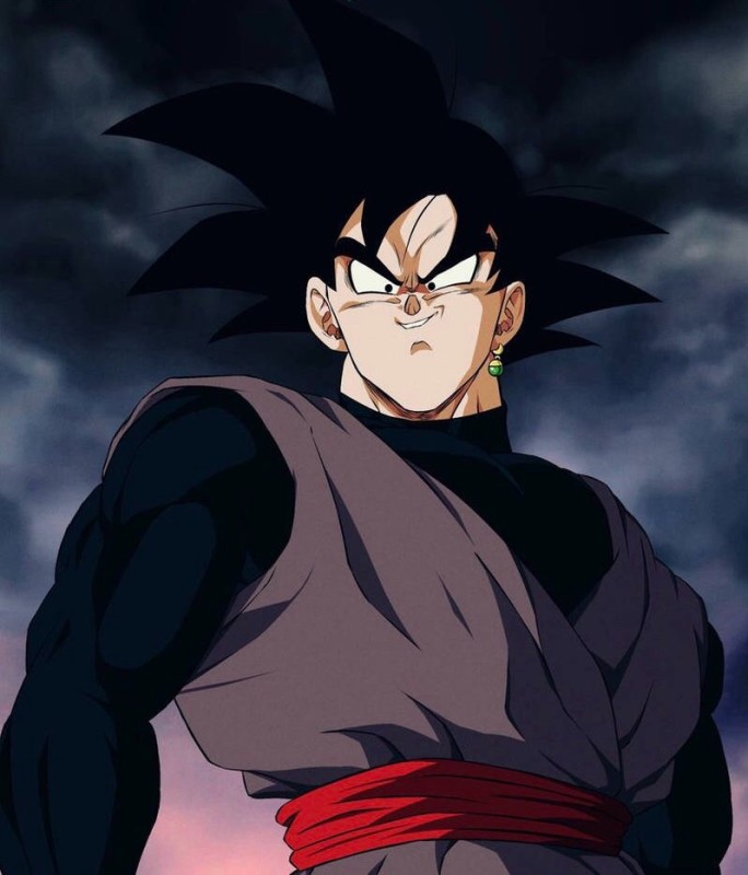 Create meme: goku , Goku is black, dragonball is super