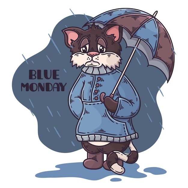 Create meme: a cat with an umbrella, cat in the rain, umbrella with kittens