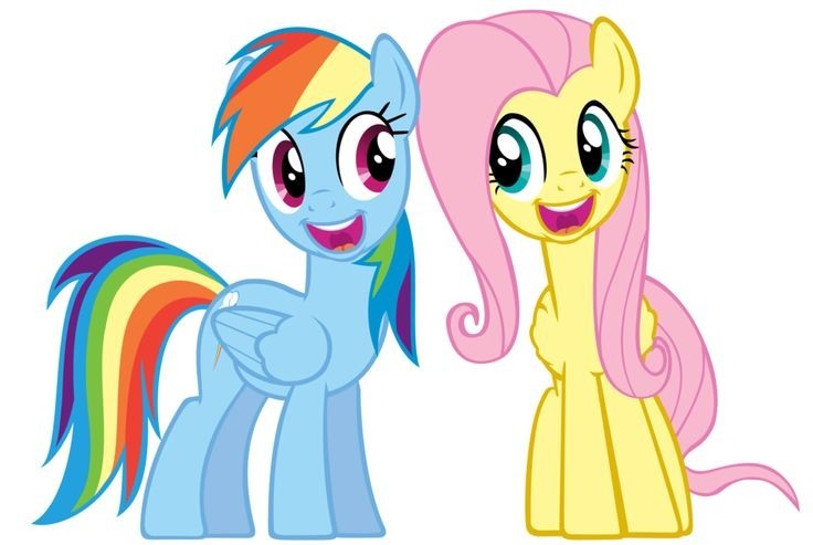 Create meme: fluttershy and rainbow dash, pony rainbow dash and fluttershy, rainbow dash 