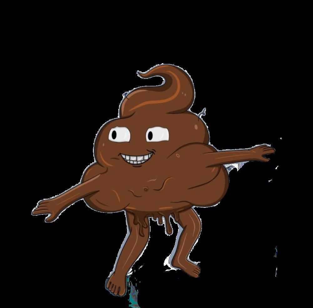Create meme: poop sticker, The character is a turd, poopie