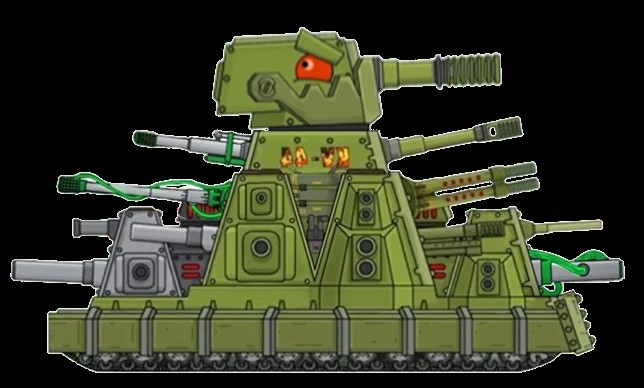 Create meme: tanks, KV-44 tank cartoon about tanks, tanks cartoon