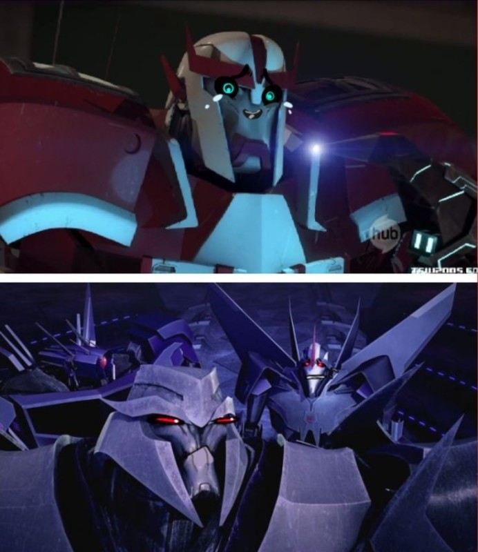 Create meme: Transformers: Prime, Ratchet Transformers Prime footage, transformers 