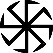 Create meme: Kolovrat Slavic symbol, kolovrat amulet, kolovrat sign
