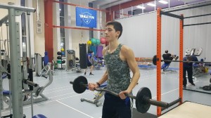 Create meme: rod 175 kg bench press, Anna Voronina fitness instructor, Denis Gusev coach