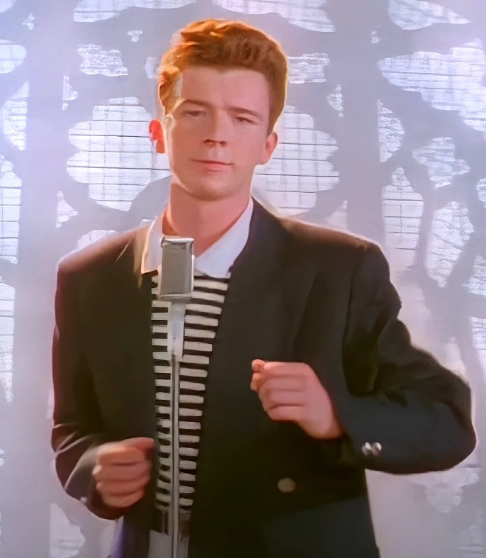 Create meme: Rick Astley never gonna, rickrolling, Rick astley never gonna give