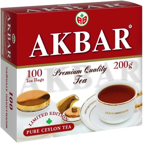 Создать мем: чай черный akbar 100 years limited edition, akbar / акбар премиум (100пак), чай акбар 100 пакетиков