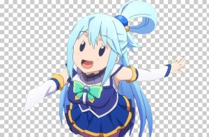 meme, crossover, spanish text, aqua (konosuba), kono subarashii