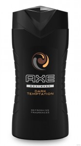 Create meme: axe shower gel men's black knight 250ml, axe shower gel dark temptask, axe shower gel for men