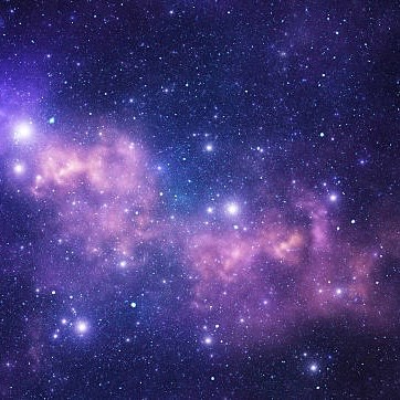 Create meme: just space , space , cosmos purple