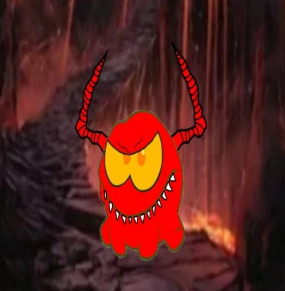Создать мем: капхед игрушка дьявола, дьявол из капхед, капхед дьявол