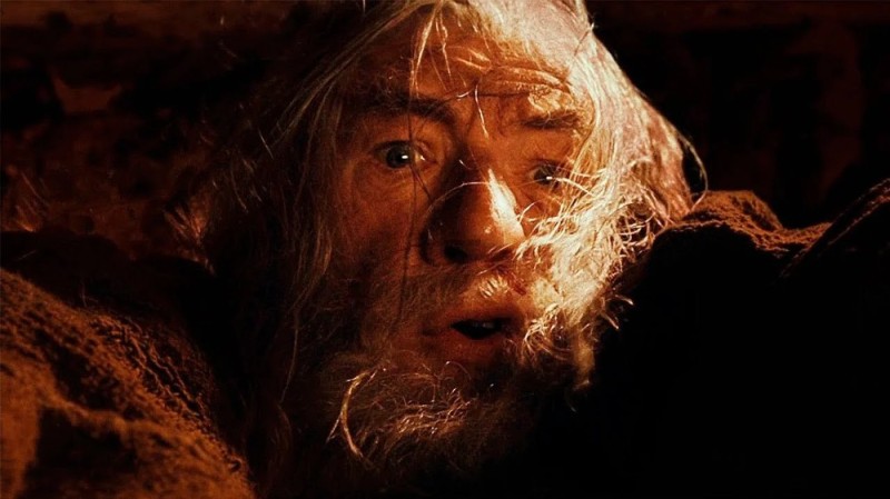 Create meme: Gandalf from Lord of the rings, run you fools , the Lord of the rings Gandalf