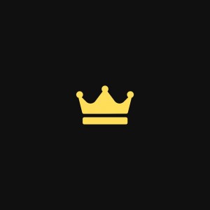 Create meme: music crown, crown, the crown on black background