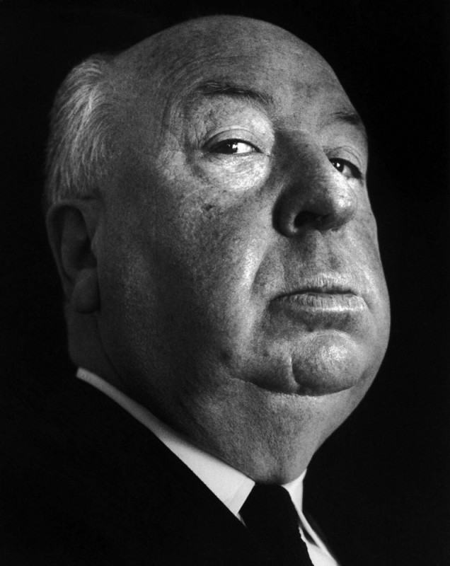 Create meme: Alfred Hitchcock, Hitchcock portrait, Alfred Hitchcock the Young
